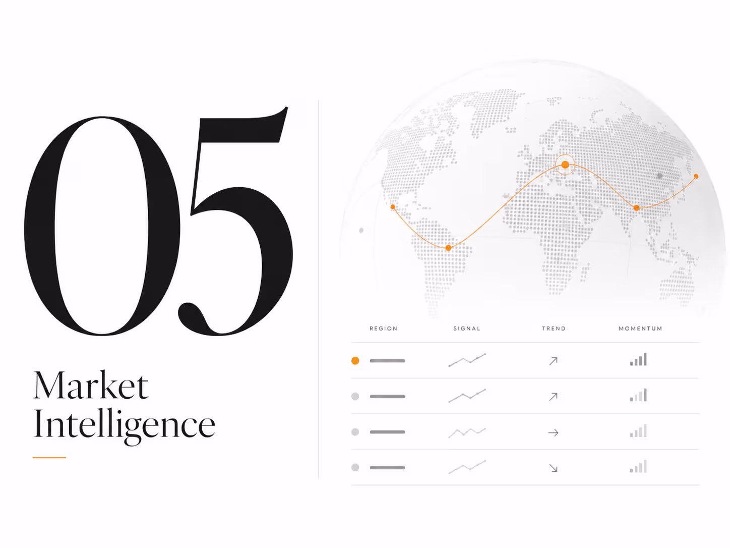 Global connectivity market data and growth analysis illustration
